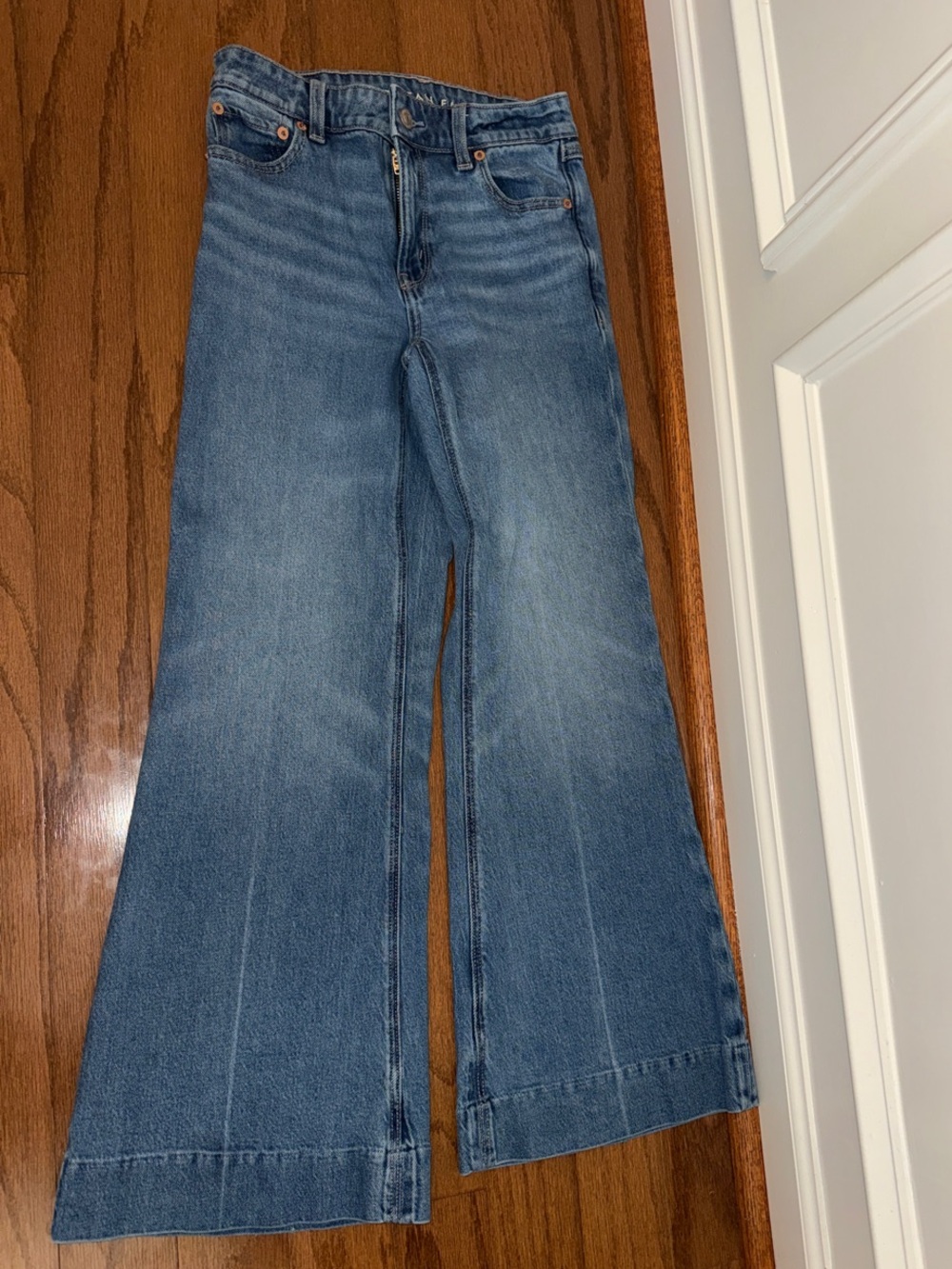 Boho Babe ☮️Groovy Flare Jeans High-Rise American Eagle Bohemian Style 70s